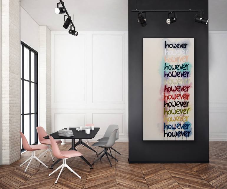 Original Pop Art Abstract Painting by Astrid Stoeppel