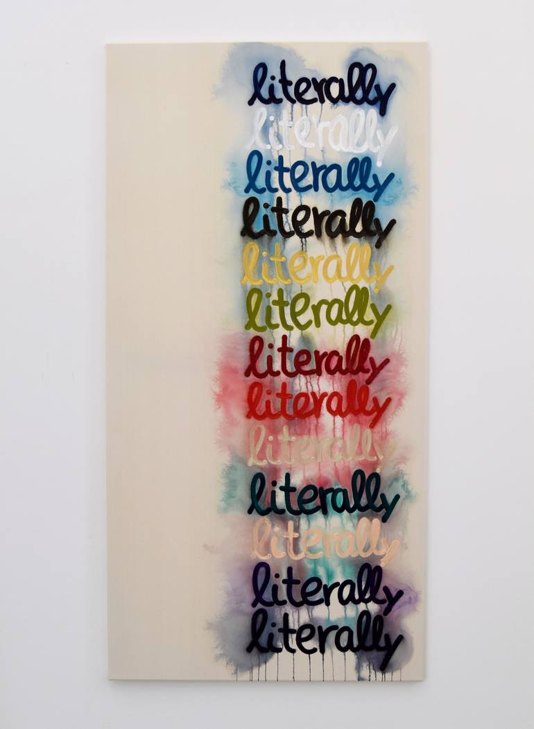 Original Pop Art Abstract Painting by Astrid Stoeppel