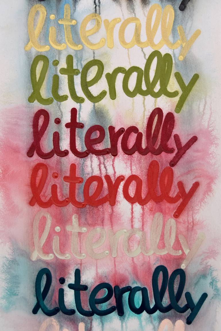 Original Pop Art Abstract Painting by Astrid Stoeppel