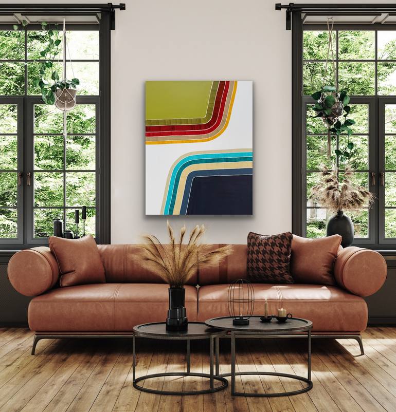 Original Minimalism Abstract Painting by Astrid Stoeppel