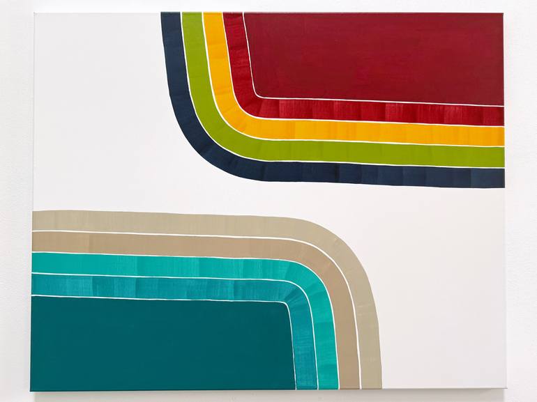 Original Minimalism Abstract Painting by Astrid Stoeppel
