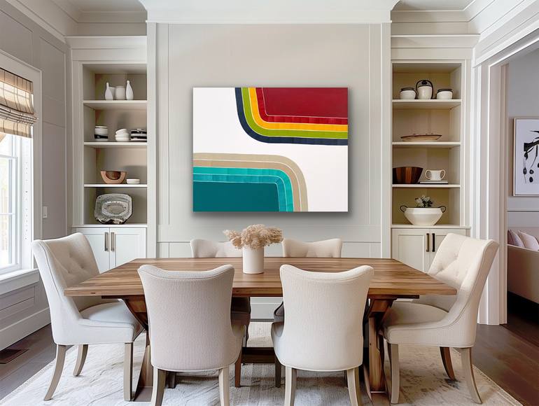 Original Minimalism Abstract Painting by Astrid Stoeppel