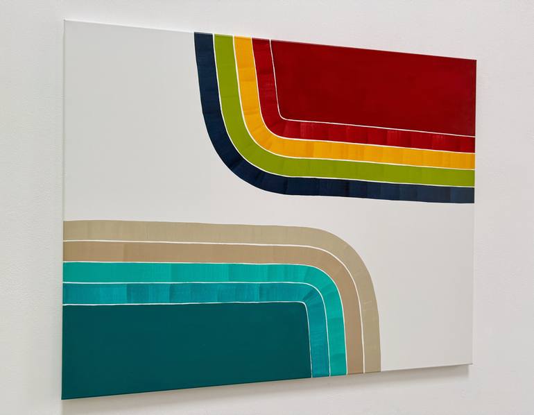 Original Minimalism Abstract Painting by Astrid Stoeppel