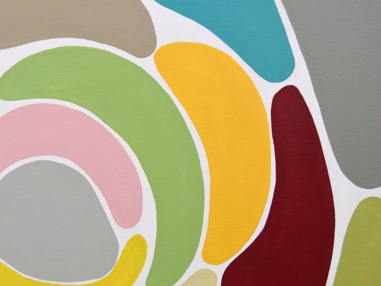 Original Minimalism Abstract Painting by Astrid Stoeppel