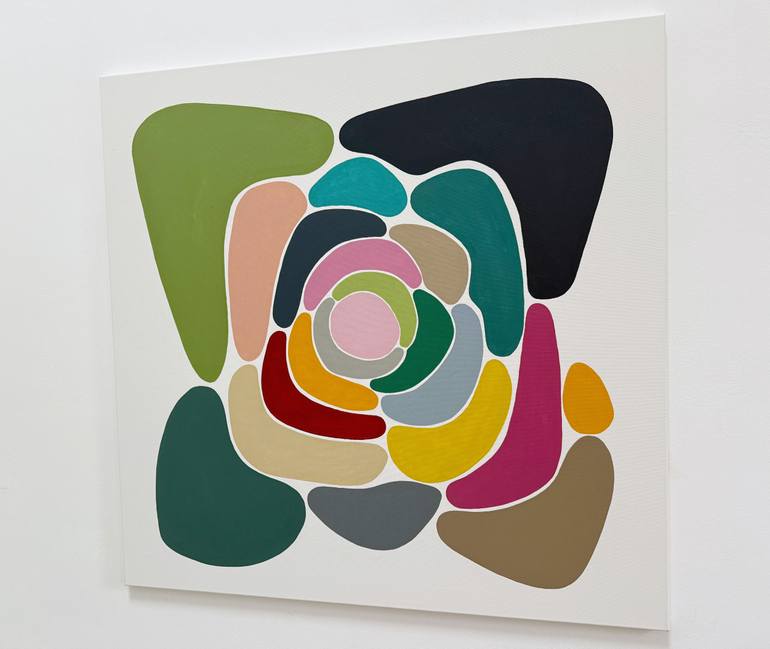 Original Minimalism Abstract Painting by Astrid Stoeppel
