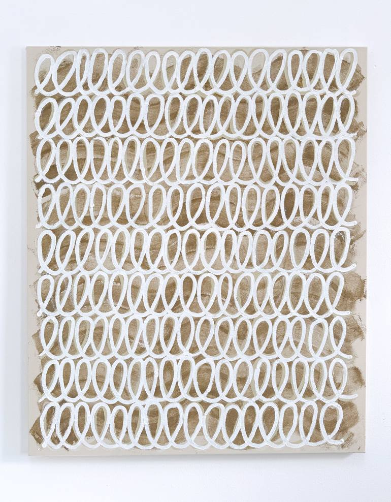Original Minimalism Abstract Painting by Astrid Stoeppel