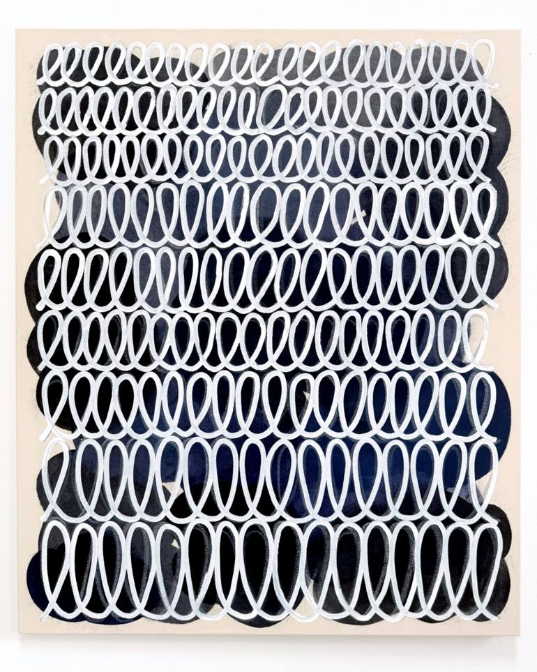 Original Minimalism Abstract Painting by Astrid Stoeppel