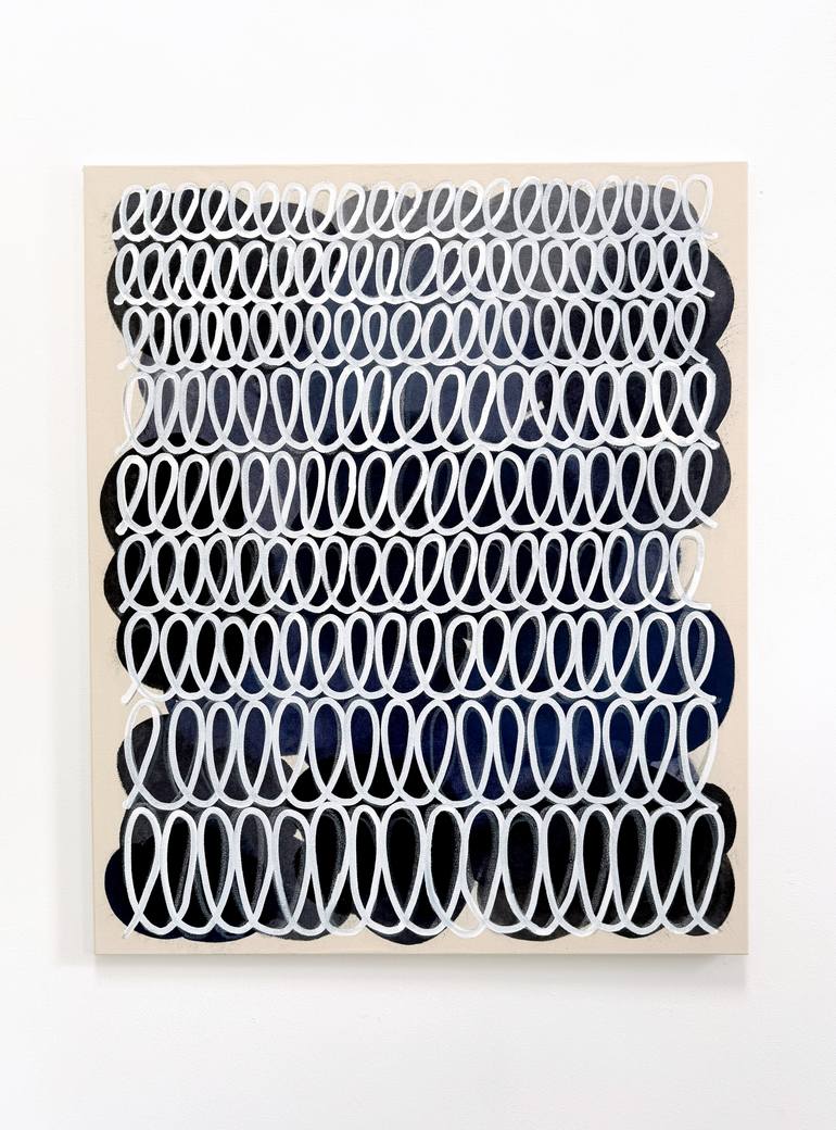 Original Minimalism Abstract Painting by Astrid Stoeppel