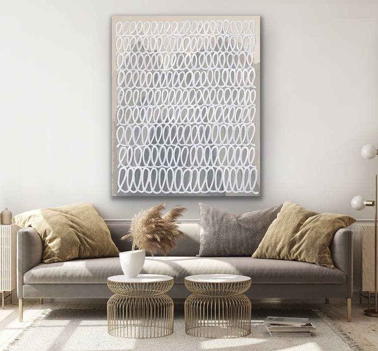 Original Minimalism Abstract Painting by Astrid Stoeppel