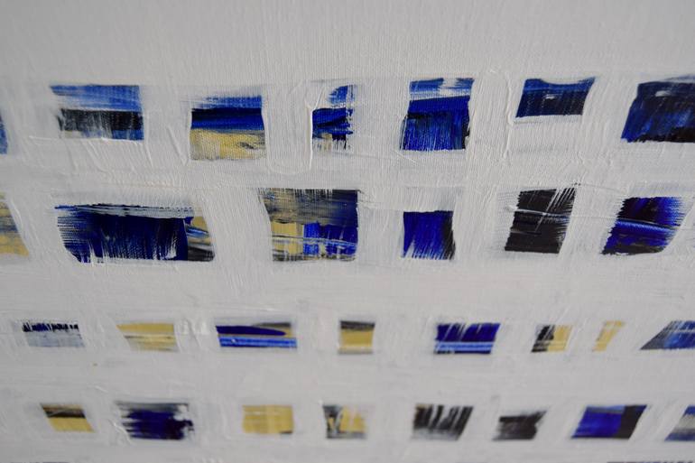 Original Minimalism Abstract Painting by Astrid Stoeppel