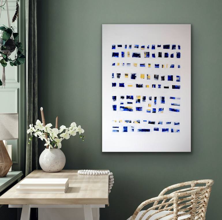 Original Minimalism Abstract Painting by Astrid Stoeppel