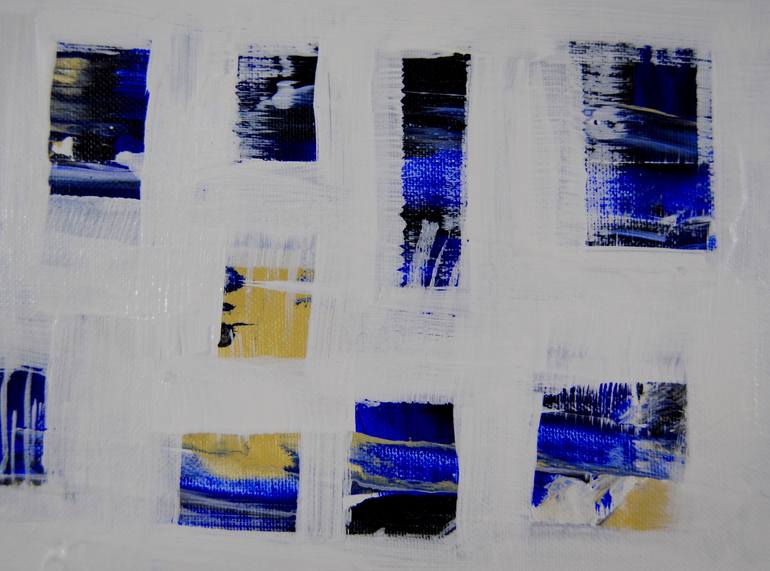 Original Minimalism Abstract Painting by Astrid Stoeppel