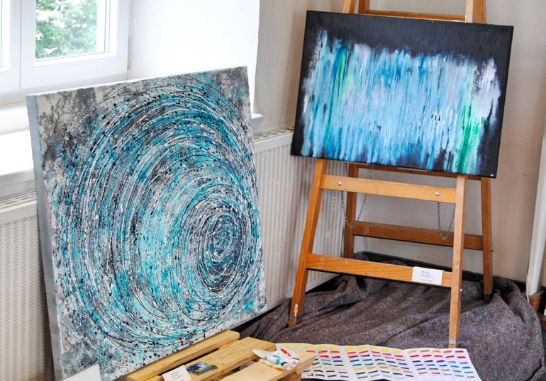 Original Modern Abstract Painting by Astrid Stoeppel