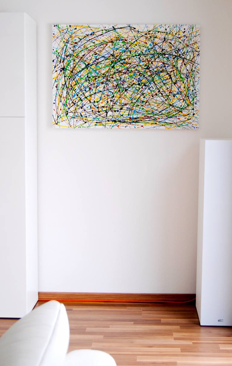 Original Minimalism Abstract Painting by Astrid Stoeppel