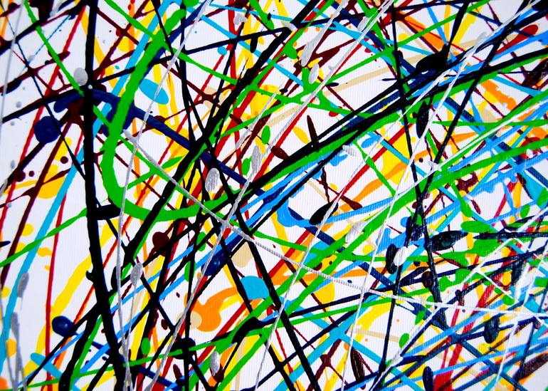 Original Minimalism Abstract Painting by Astrid Stoeppel