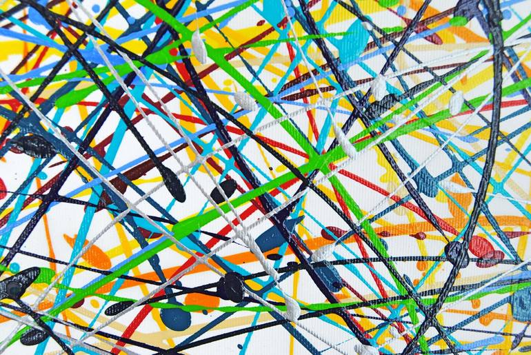 Original Minimalism Abstract Painting by Astrid Stoeppel