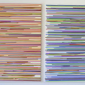 Collection Colorful Acrylics - Stripes (larger than 130cm)