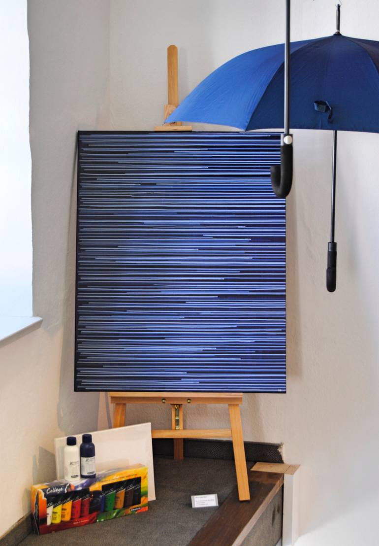 Original Minimalism Abstract Painting by Astrid Stoeppel