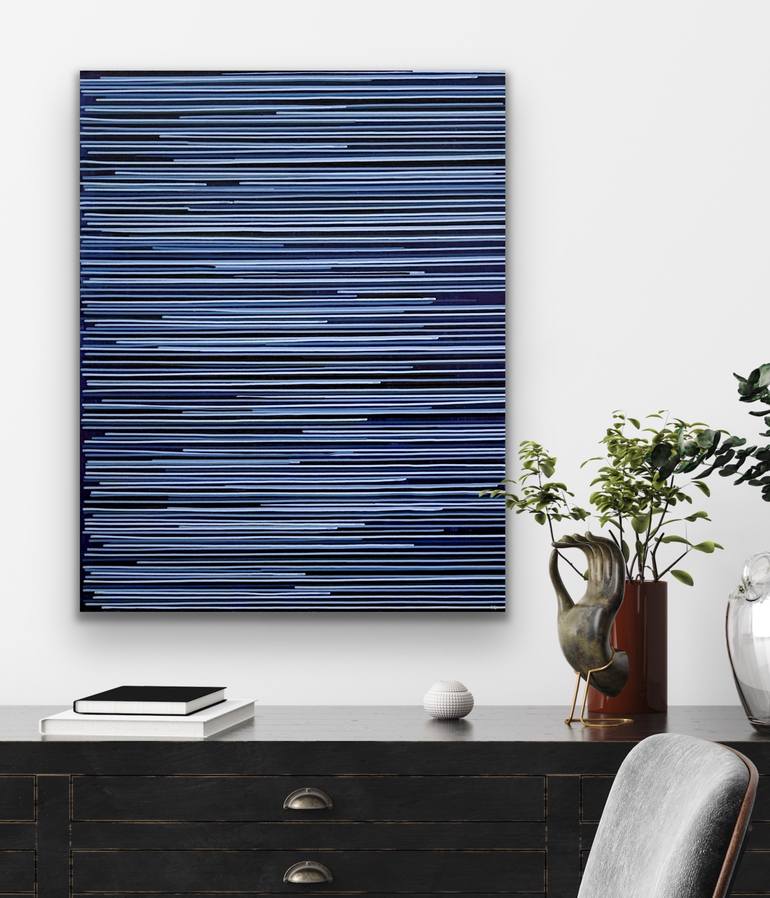 Original Minimalism Abstract Painting by Astrid Stoeppel