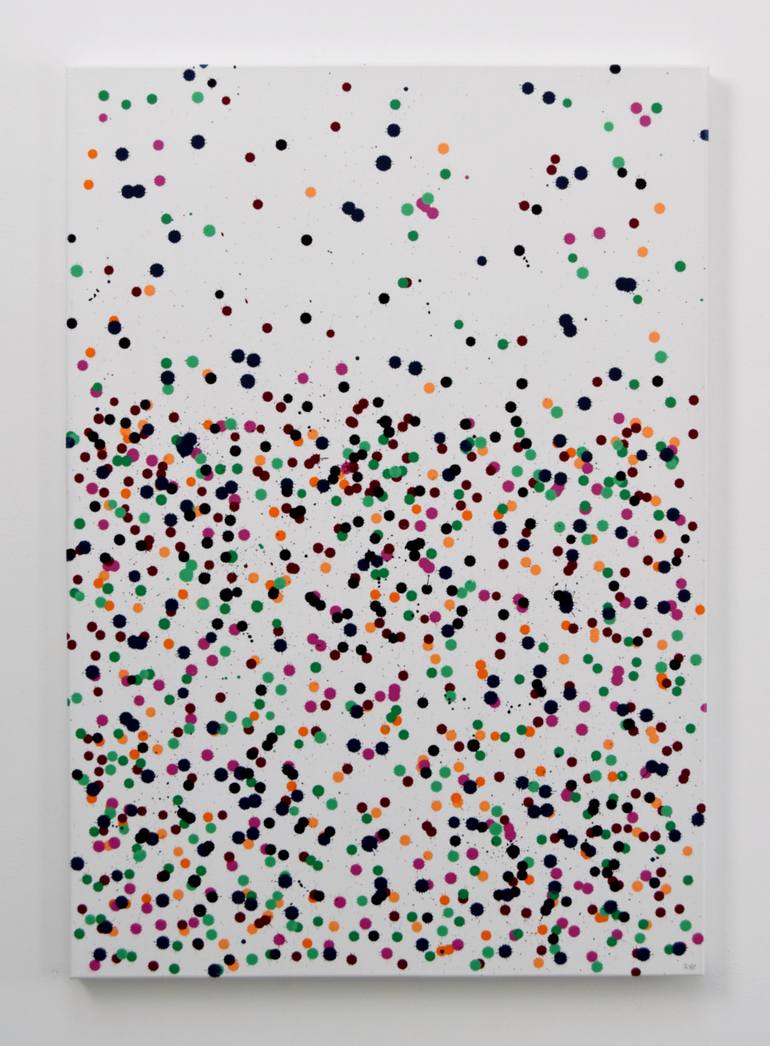 Original Minimalism Abstract Painting by Astrid Stoeppel