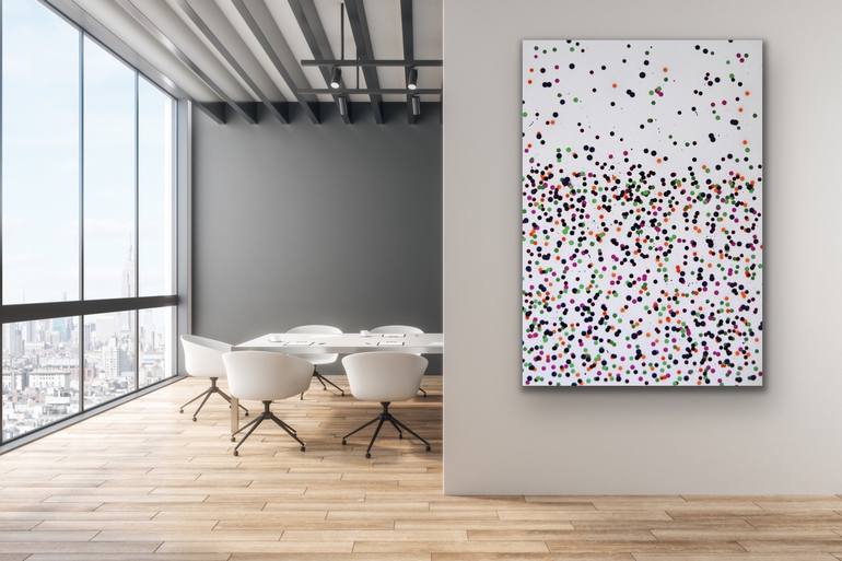 Original Minimalism Abstract Painting by Astrid Stoeppel