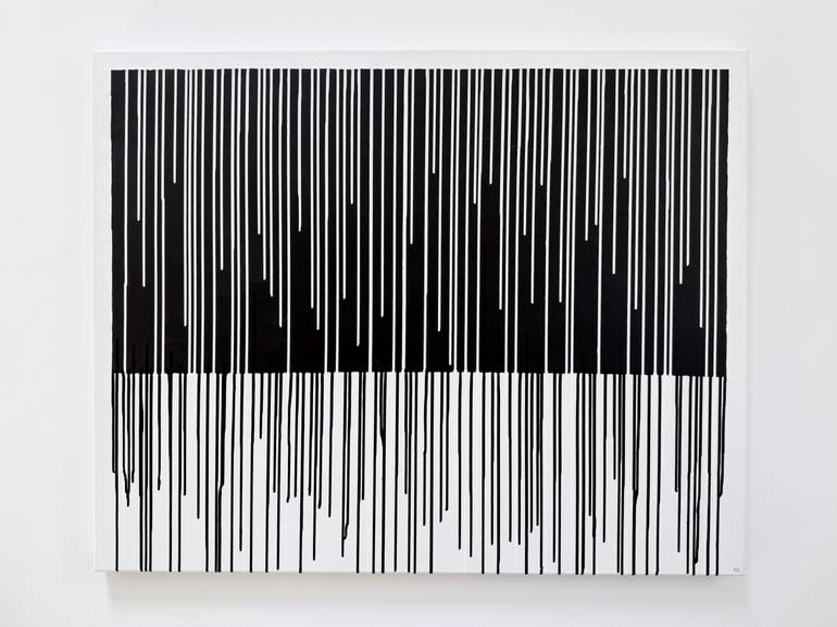 Original Minimalism Abstract Painting by Astrid Stoeppel