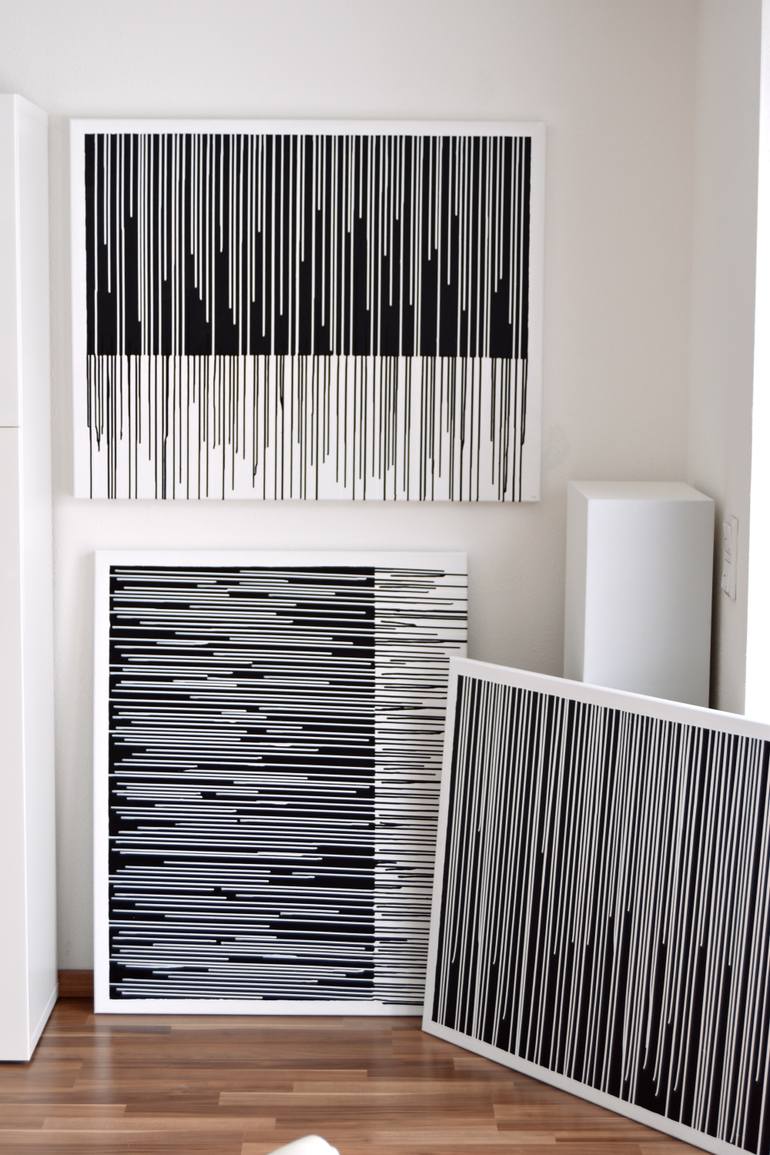 Original Minimalism Abstract Painting by Astrid Stoeppel