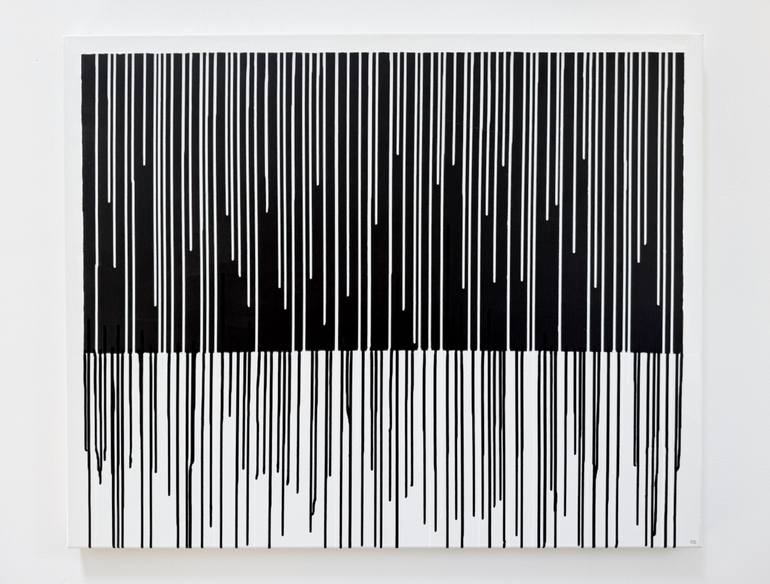 Original Minimalism Abstract Painting by Astrid Stoeppel