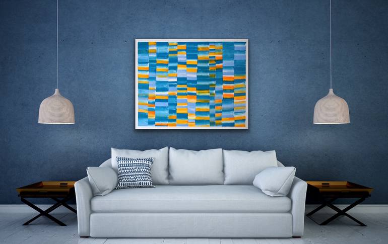 Original Minimalism Abstract Painting by Astrid Stoeppel