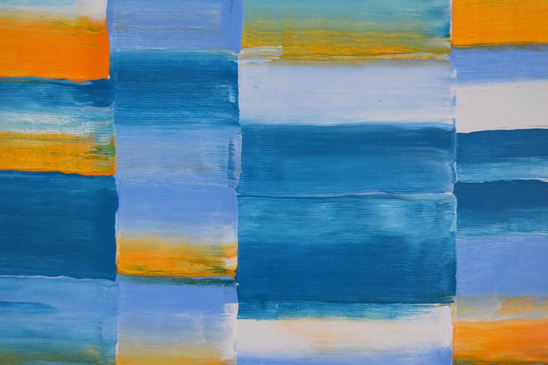 Original Minimalism Abstract Painting by Astrid Stoeppel