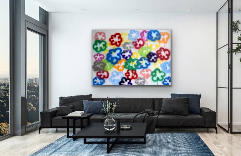 Original Street Art Abstract Painting by Astrid Stoeppel