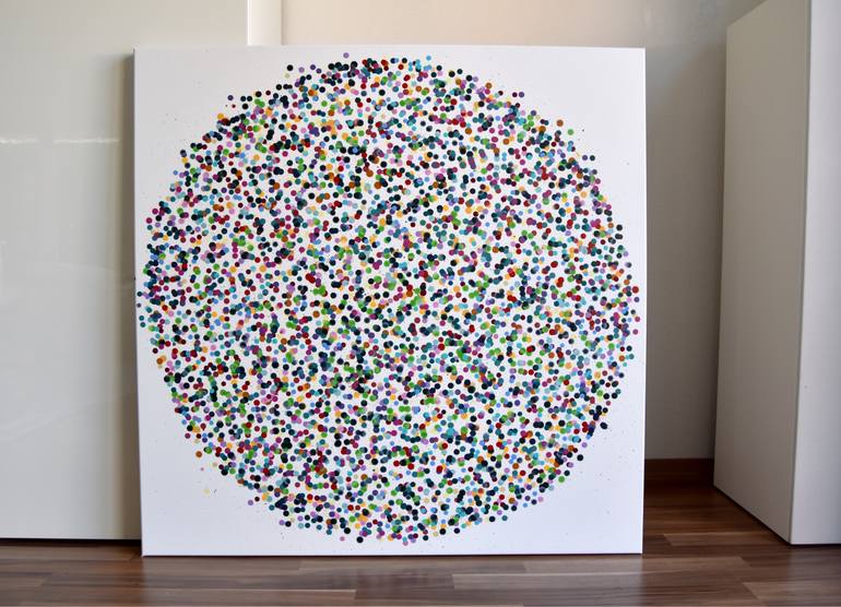 Original Minimalism Abstract Painting by Astrid Stoeppel