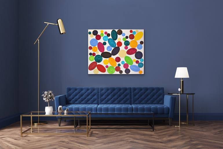 Original Abstract Expressionism Abstract Painting by Astrid Stoeppel