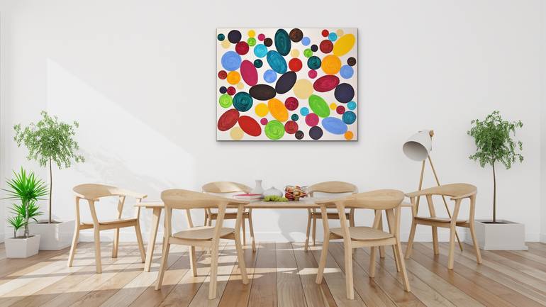 Original Abstract Expressionism Abstract Painting by Astrid Stoeppel