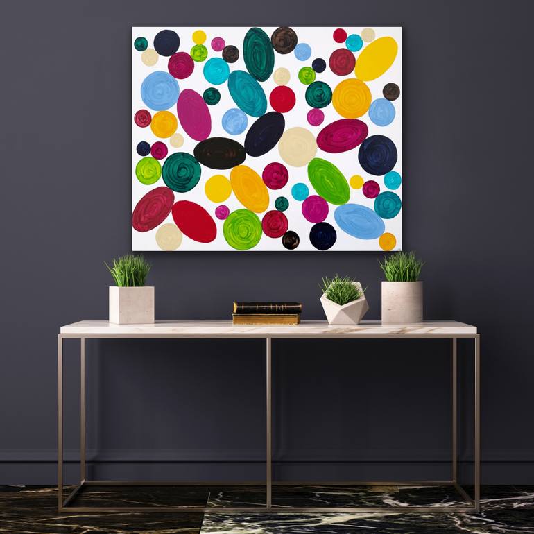 Original Abstract Expressionism Abstract Painting by Astrid Stoeppel