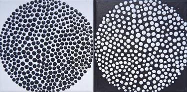 Mini dots #2 diptych (2x 20x20cm) thumb