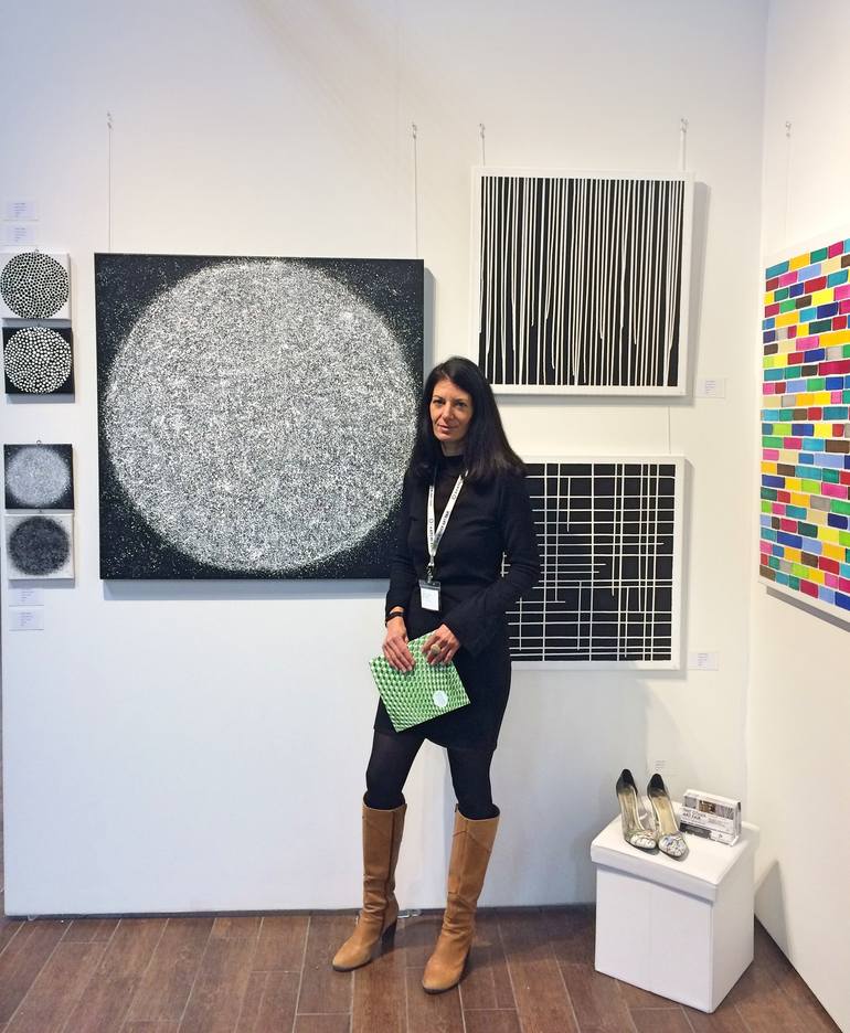 Original Abstract Expressionism Abstract Painting by Astrid Stoeppel