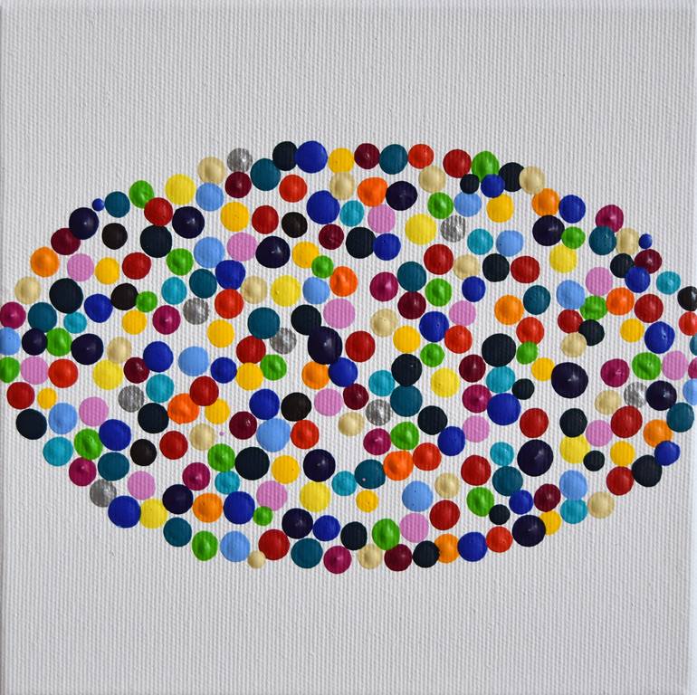 Original Pop Art Abstract Painting by Astrid Stoeppel