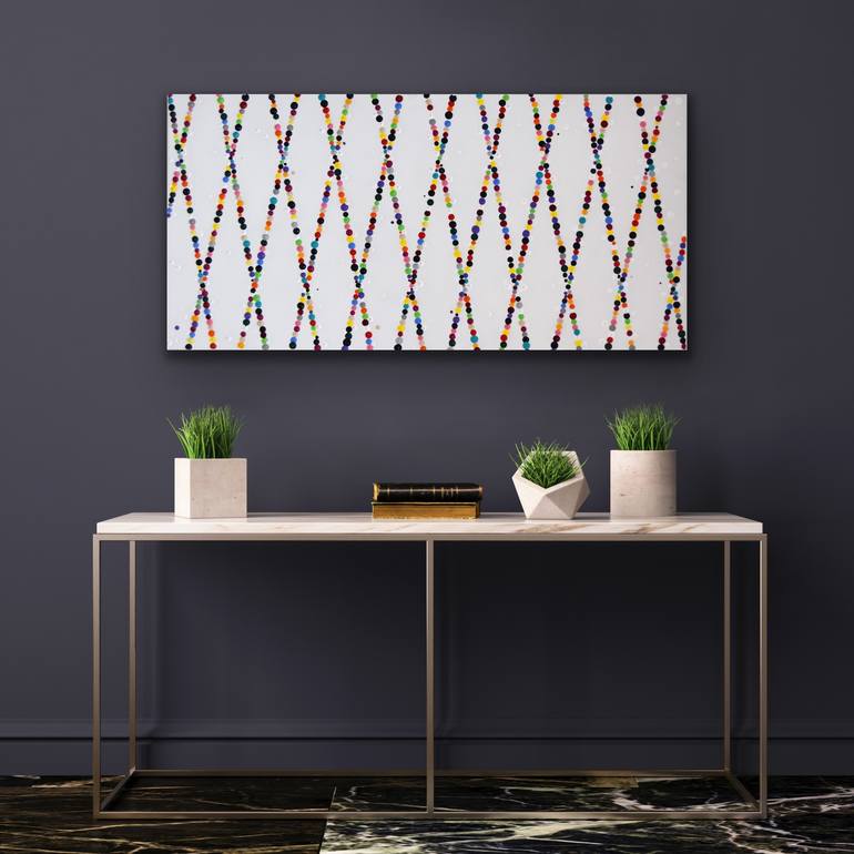 Original Minimalism Abstract Painting by Astrid Stoeppel