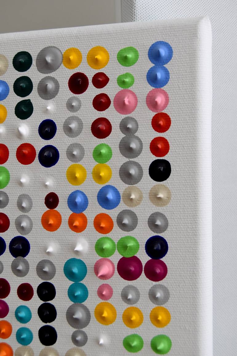 Original Pop Art Abstract Painting by Astrid Stoeppel