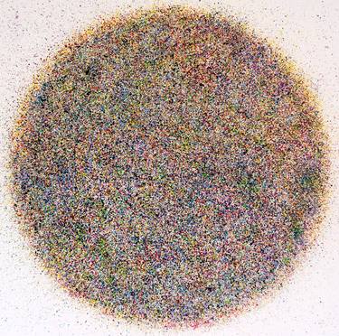 Saatchi Art Artist Astrid Stoeppel; Painting, “Sprinkled dot #2” #art