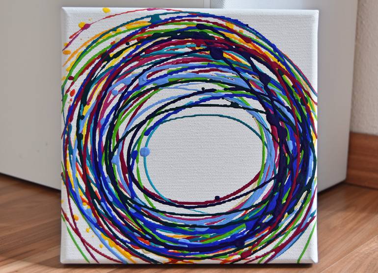 Original Abstract Expressionism Abstract Painting by Astrid Stoeppel