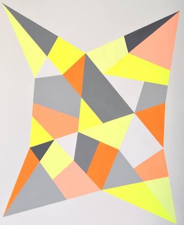 Print of Geometric Paintings by Astrid Stoeppel