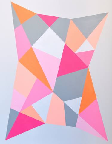 Print of Pop Art Geometric Paintings by Astrid Stoeppel