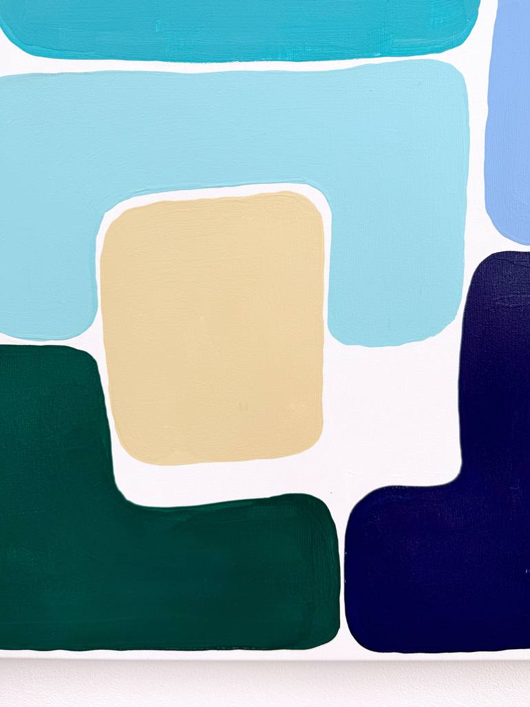 Original Minimalism Abstract Painting by Astrid Stoeppel