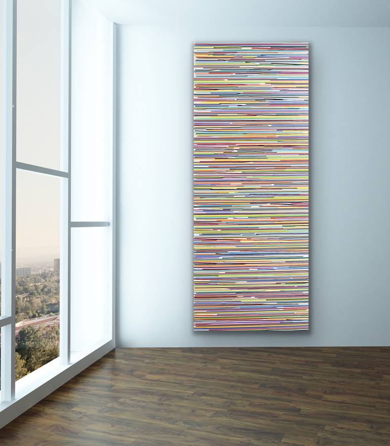 Original Minimalism Abstract Painting by Astrid Stoeppel