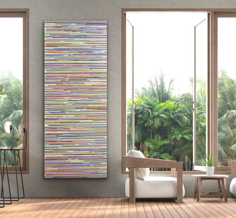 Original Minimalism Abstract Painting by Astrid Stoeppel