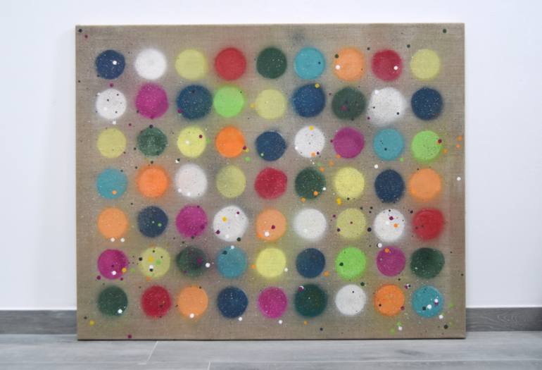 Original Street Art Abstract Painting by Astrid Stoeppel