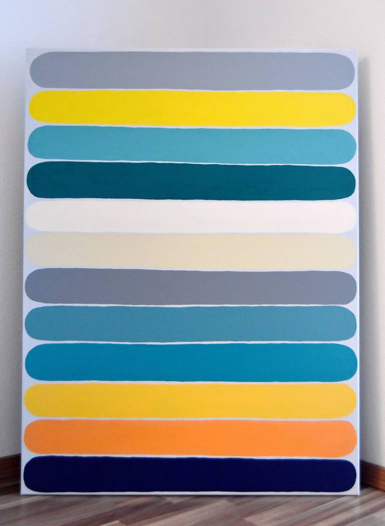 Original Minimalism Abstract Painting by Astrid Stoeppel