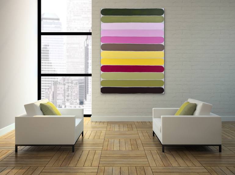 Original Minimalism Abstract Painting by Astrid Stoeppel